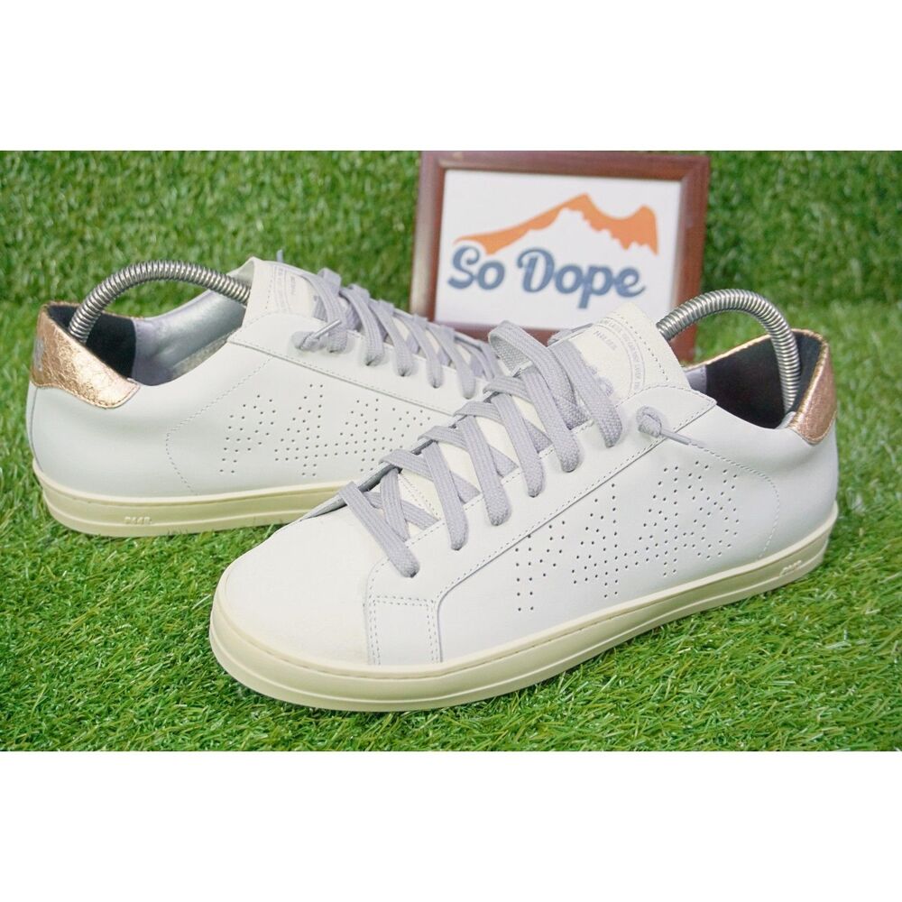 P448 White‎ Leather Sneaker - Women's EU size 41 (US 10.5)